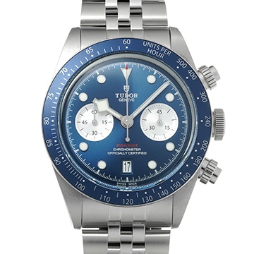 チューダー / チュードル ブラックベイ クロノ チューダー ブティック限定モデル 79360B ブルー/シルバー メンズ 時計 【中古】【wristwatch】