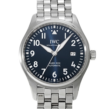 IWC マークXVIII マーク18　プティ・プランス IW327014 ブルー メンズ 時計 【中古】【wristwatch】