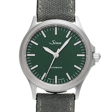 ジン 556シリーズ 556.EG グリーン メンズ 時計 【中古】【wristwatch】