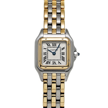 カルティエ パンテール SM W25029B8 アイボリー レディース 時計 【中古】【wristwatch】