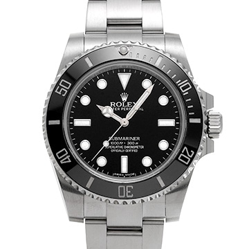 ロレックス サブマリーナ 114060 ブラック メンズ 時計 【中古】【wristwatch】