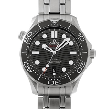 オメガ シーマスター ダイバー300 コーアクシャル マスタークロノメーター 210.30.42.20.01.001 ブラック メンズ 時計 【中古】【wristwatch】