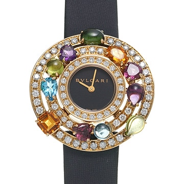 ブルガリ アストラーレ チェルキ AE36D2CBL ブラック レディース 時計 【中古】【wristwatch】