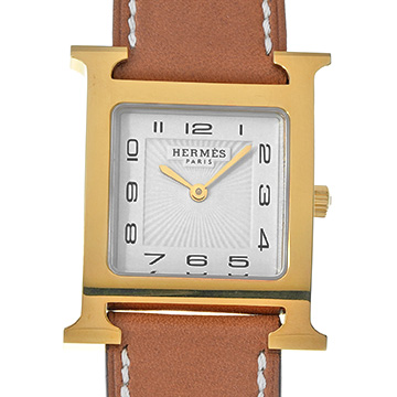 エルメス Hウォッチ HH1.510 ホワイト ユニセックス 時計 【中古】【wristwatch】