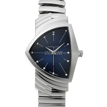 ハミルトン ベンチュラ H24411142 ブルー メンズ 時計 【中古】【wristwatch】