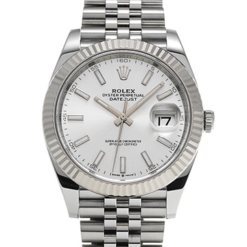 ロレックス デイトジャスト 41 126334 シルバー メンズ 時計 【中古】【wristwatch】