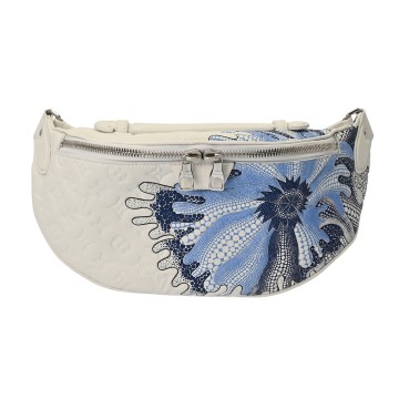 ルイ ヴィトン モノグラム LV×YK マキシ・バムバッグ ホワイト/ブルー M21680 トリヨン メンズ バッグ 【中古】【bag】