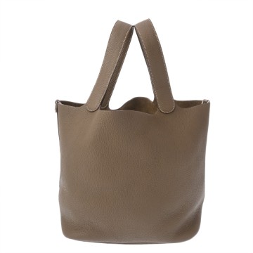 エルメス ピコタン ロック GM エトゥープ トリヨンクレマンス ユニセックス バッグ 【中古】【bag】