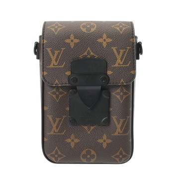 ルイ ヴィトン モノグラムマカサー ロック ヴェルティカル ウェアラブル ウォレット ブラウン/ブラック M81522 モノグラムマカサーキャンバス メンズ バッグ 【中古】【bag】