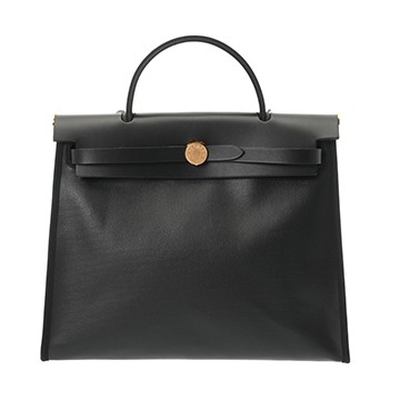 エルメス エールバッグ ジップPM 2WAY ブラック トワルアッシュベルリンヌ/バッシュハンター ユニセックス バッグ 【未使用】【bag】