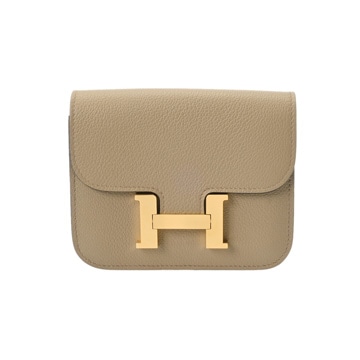 エルメス コンスタンス スリム ベージュマルファ エバーカラー レディース 財布 【中古】【purse】