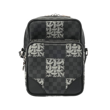 ルイ ヴィトン ダミエグラフィット アマゾン クリストファーネメス ブラック N48239 ダミエグラフィットキャンバス ユニセックス バッグ 【中古】【bag】