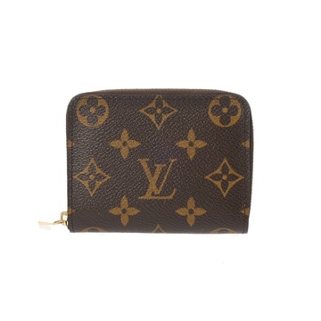 ルイ ヴィトン モノグラム ジッピーコインパース  ブラウン M60067 モノグラムキャンバス ユニセックス 財布 【中古】【purse】