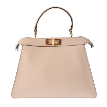 フェンディ ピーカブー I SeeU ミディアム ベージュ 8BN321 カーフレザー レディース バッグ 【中古】【bag】