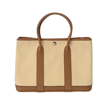 エルメス ガーデンパーティ TPM ベージュ/チャイ トワルアッシュ/ネゴンダ レディース バッグ 【中古】【bag】