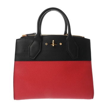 ルイ ヴィトン シティスティーマー PM 2WAY ノワール/ルージュ M54868 カーフレザー レディース バッグ 【中古】【bag】