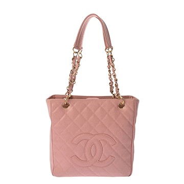 シャネル マトラッセ PST ピンク A50994 キャビアスキン レディース バッグ 【中古】【bag】