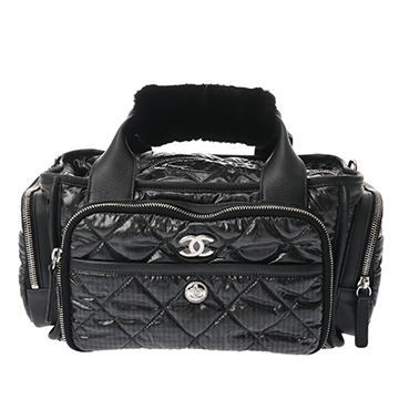 シャネル マトラッセ ボーリングバッグ  ブラック AS4364 ナイロン レディース バッグ 【中古】【bag】