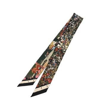 エルメス ツイリー PONY PIT STOP マルチカラー シルク100％ レディース 【未使用】【other】