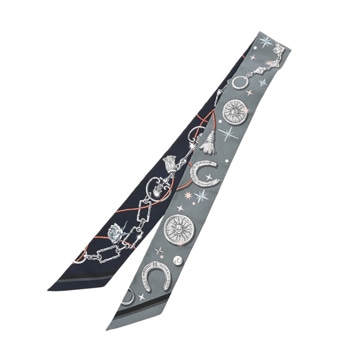 エルメス ツイリー CEST LA FETE マルチカラー シルク100％ レディース 【未使用】【other】