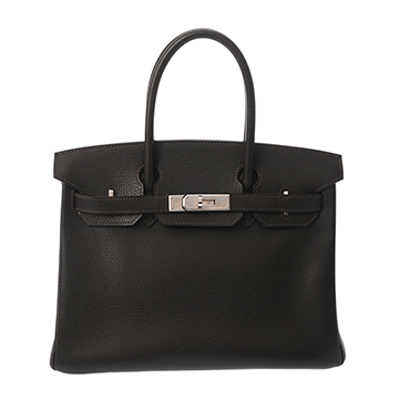 エルメス バーキン 30  エベンヌ ヴァッシュリエジェ レディース バッグ 【中古】【bag】