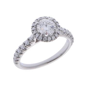 カルティエ デスティネソリテール リング #48 シルバー Pt950プラチナ レディース ジュエリー 【中古】【jewelry】