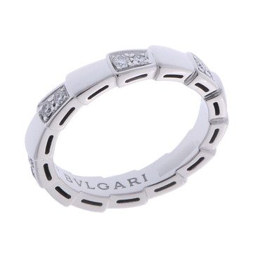 ブルガリ セルペンティヴァイパーリング #52 シルバー 353389 K18ホワイトゴールド WG レディース ジュエリー 【中古】【jewelry】