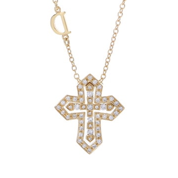 ダミアーニ ベルエポッククラウン ネックレス #S ゴールド 20089077 K18イエローゴールド YG レディース ジュエリー 【中古】【jewelry】