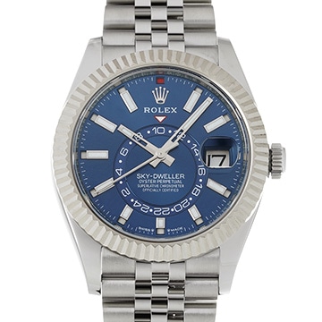 ロレックス スカイドゥエラー 336934 ブライトブルー メンズ 時計 【中古】【wristwatch】