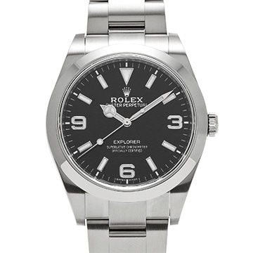 ロレックス エクスプローラー 214270 ブラック メンズ 時計 【中古】【wristwatch】