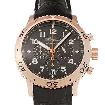 ブレゲ トランスアトランティック タイプXXI 3810BR/92/9ZU ブラウン メンズ 時計 【中古】【wristwatch】