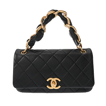 シャネル マトラッセ スモールフラップバッグ ブラック AS2388 ラムスキン レディース バッグ 【中古】【bag】