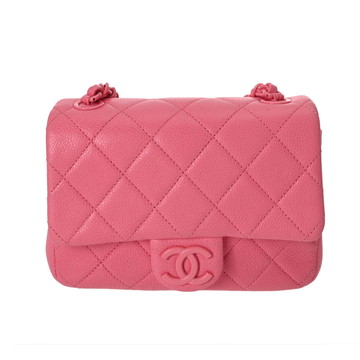 シャネル マトラッセ ミニフラップバッグ ピンク AS1784 キャビアスキン レディース バッグ 【中古】【bag】