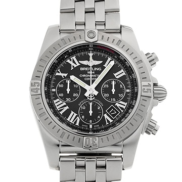 ブライトリング クロノマット JSP ローマンインデックス AB0115111B2A1 ブラック メンズ 時計 【中古】【wristwatch】