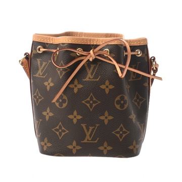 ルイ ヴィトン モノグラム ナノ ノエ ブラウン M81266 モノグラムキャンバス レディース バッグ 【中古】【bag】