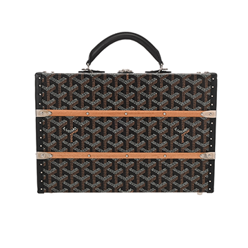 ゴヤール パラス MM ブラック ゴヤールディンキャンバス/クラムシーカウハイド メンズ バッグ 【中古】【bag】