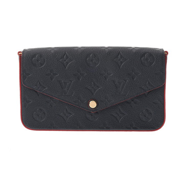 ルイ ヴィトン モノグラムアンプラント ポシェット フェリシー マリーヌルージュ M64099 レザー レディース バッグ 【中古】【bag】