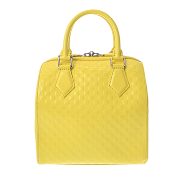 ルイ ヴィトン ダミエファセット スピーディ キューブ PM ジョーヌ M48902 エナメル レディース バッグ 【中古】【bag】