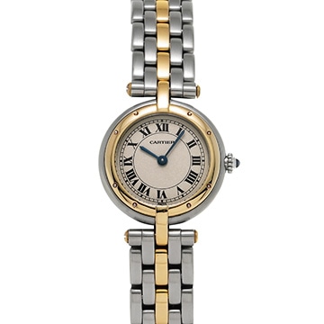 カルティエ パンテール ヴァンドーム SM 84084241 アイボリー ユニセックス 時計 【中古】【wristwatch】