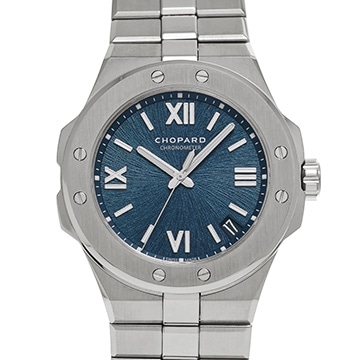 ショパール アルパイン イーグル ラージ 298600-3001 ブルー メンズ 時計 【中古】【wristwatch】