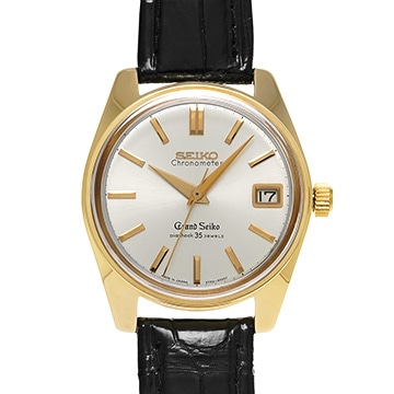 グランドセイコー 57GS　セルフデーター K18 5722-9000 シルバー メンズ 時計 【中古】【wristwatch】