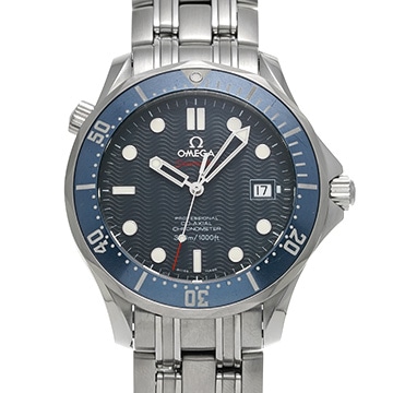 オメガ シーマスター ダイバー300 コーアクシャル 2220.80 ブルー メンズ 時計 【中古】【wristwatch】