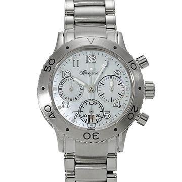 ブレゲ トランスアトランティック　タイプXX 4820ST/59/S76 ホワイトシェル レディース 時計 【中古】【wristwatch】