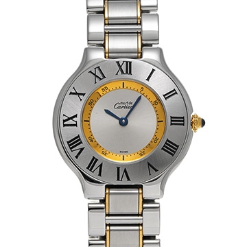 カルティエ マスト21 ヴァンティアン W10074R6 シルバー メンズ 時計 【中古】【wristwatch】