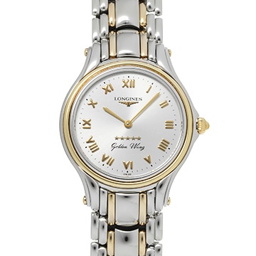 ロンジン ゴールデンウィング L3.605.5 シルバー メンズ 時計 【中古】【wristwatch】