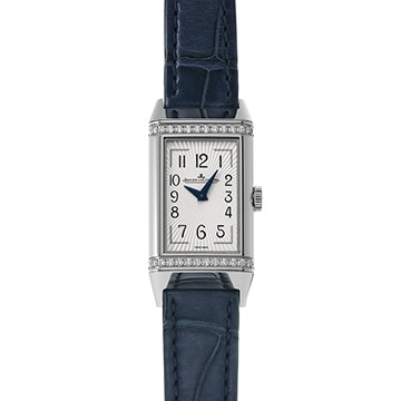 ジャガー ルクルト レベルソ ワン デュエット Q3348420 シルバー/ミッドナイトブルー メンズ 時計 【中古】【wristwatch】