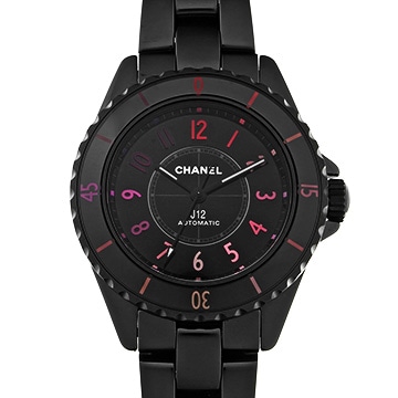 シャネル J12 BLUSH キャリバー 12.2 33mm H10311 ブラックラッカー レディース 時計 【中古】【wristwatch】
