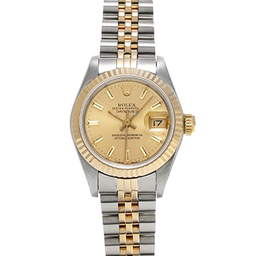 ロレックス デイトジャスト 69173 シャンパン レディース 時計 【中古】【wristwatch】
