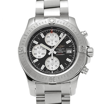 ブライトリング コルト クロノグラフ A1338811/BD83 ブラック/シルバー メンズ 時計 【中古】【wristwatch】