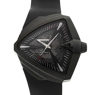 ハミルトン ベンチュラ H24615331 ブラック メンズ 時計 【中古】【wristwatch】